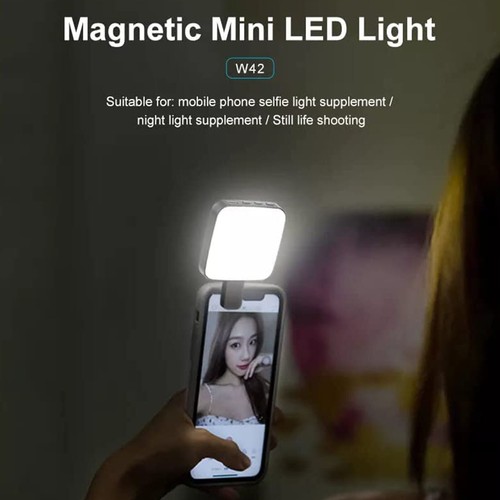 Portable Magnetic Cell Phone Selfie Fill Light Vlog Video Light For iPhone 14 13 - Picture 8 of 10