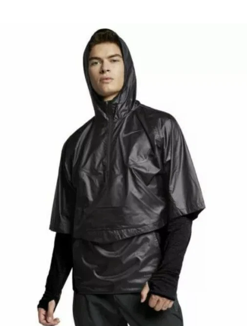 NIKE RUNNING JACKET MEN S THERMA SPHERE TECH PACK DIVISION BLACK