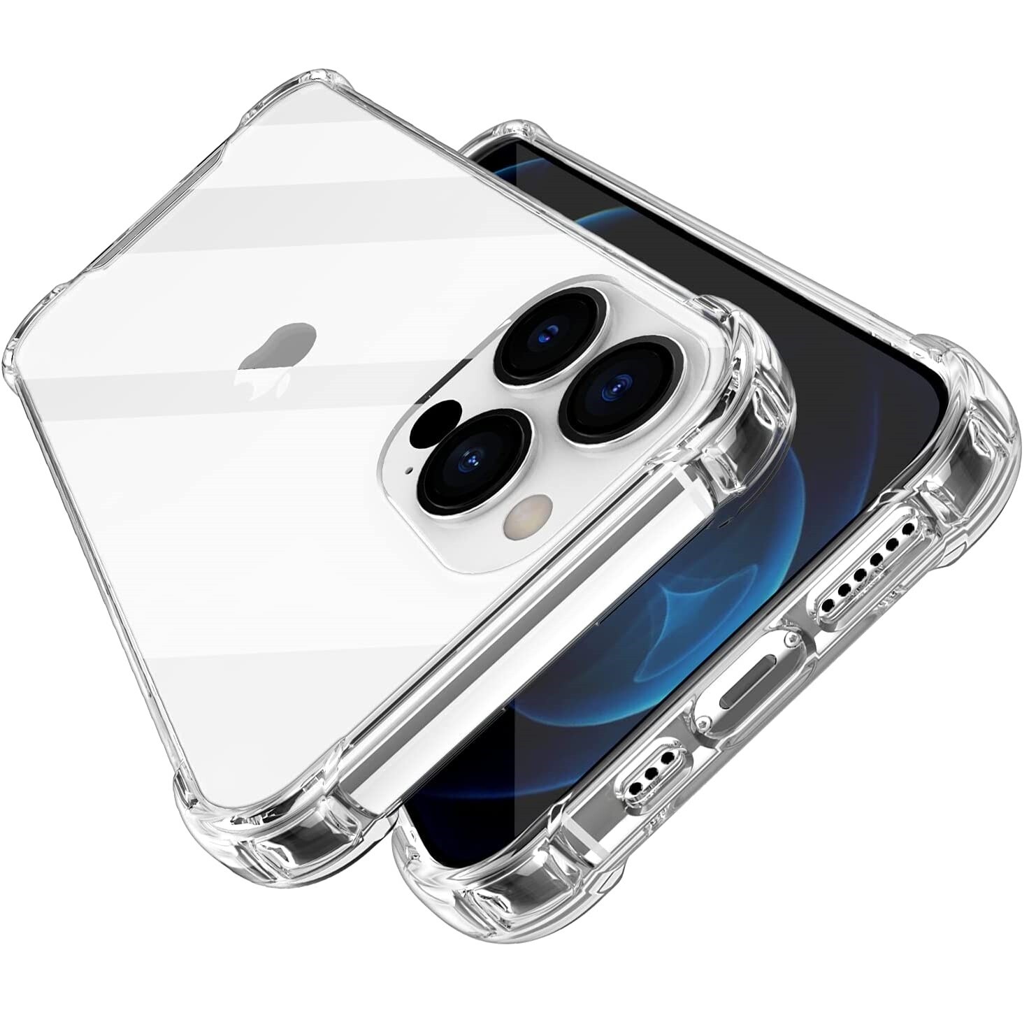 Clear Shockproof Heavy Duty Case Cover For iPhone SE 14 13 12 11 Pro Max XR 8 7