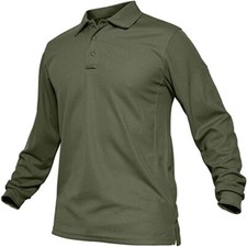 Men's Golf Shirts Long Sleeve Quick Drying Performance Casual Work Sport Tee