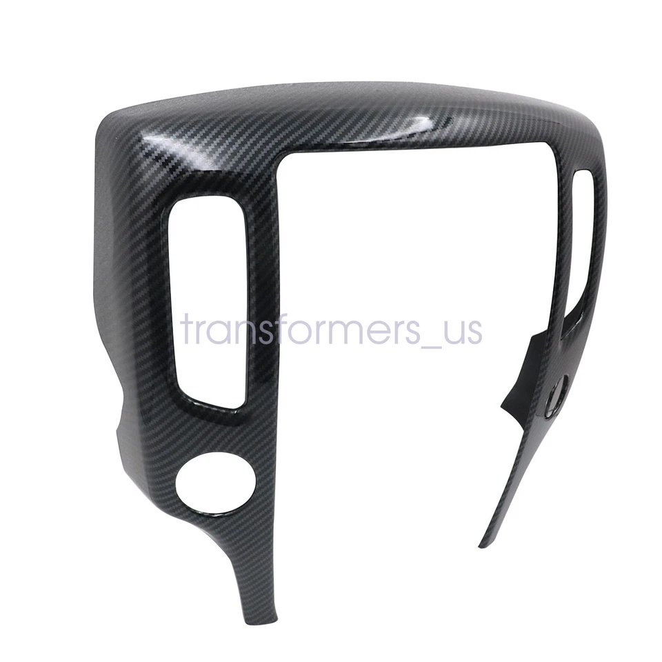 Cubierta de cuadro de navegación de control central estilo fibra de carbono para Nissan 370Z Foto 4 de 4