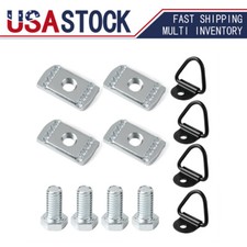 For Nissan Frontier Titan Utility Track Truck Bed Rail Cargo Mounting Kit 4 Set For Nissan Frontier Titan Utility Track Truck Bed Rail Cargo Mounting Kit 4 Set