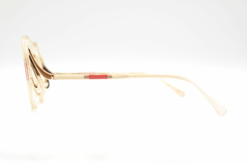 Monture De Lunettes Vintage Panora 10-830 - Ovale Marron - NOS (Neuve Ancien Stock)