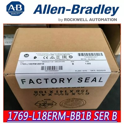 New Factory Sealed AB 1769-L18ERM-BB1B / B CompactLogix 0.5MB Controller Motion