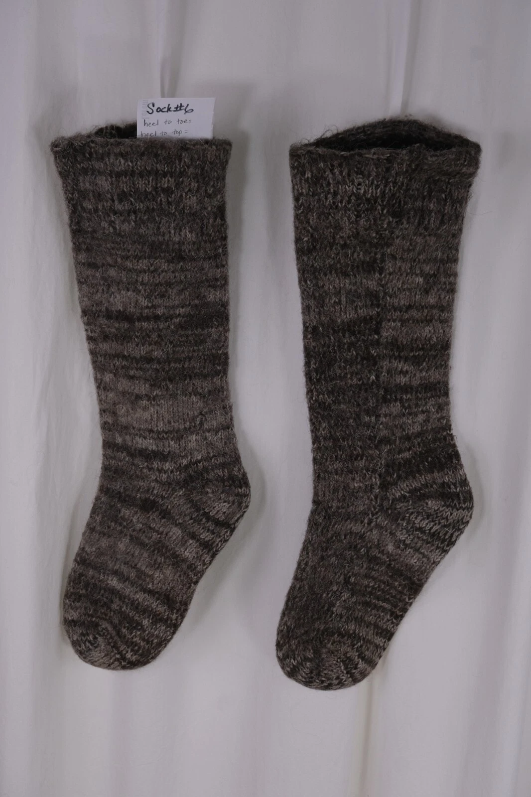 Hand Knitted Men's Warm Winter Chunky Sofa Socks 100% Wool XL