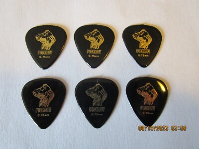 Uber Rare 6 Pack Pickboy Headless Woman Guitar Picks Celltex  .75mm #793