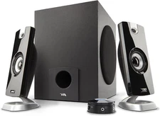 Cyber Acoustics 2.1 Subwoofer Speaker System with 18W of Power ? Great for Mus