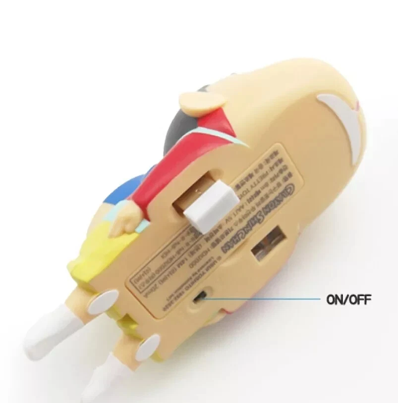 CRAYON SHINCHAN Figure Wireless Computer 1200 DPI  2Button Computer Mouse - Image 3 of 4