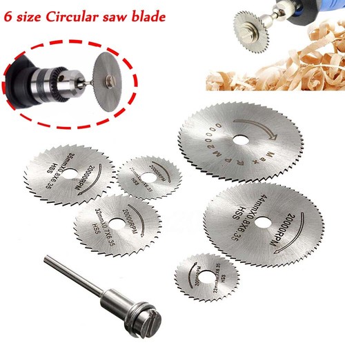 6 size Circular Saw Blade Set Mini 