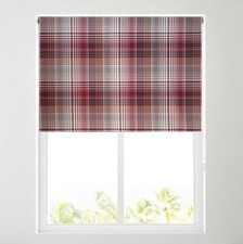 Scotch Red Tartan Check Roller Blind - FREE CUT TO SIZE SERVICE