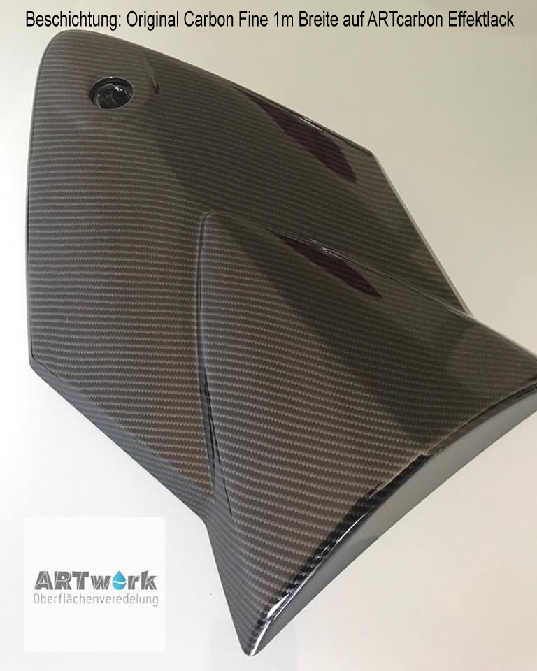 Wassertransferdruck Starter Set - 4m Fasercarbon Folie + Aktivator & Zubehör
