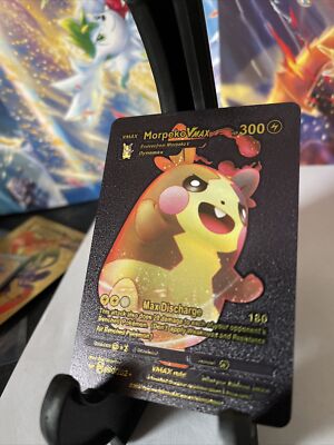 Morpeko vmax Black Foil 🔥Fan Art 🔥Pokemon Card N/M | eBay