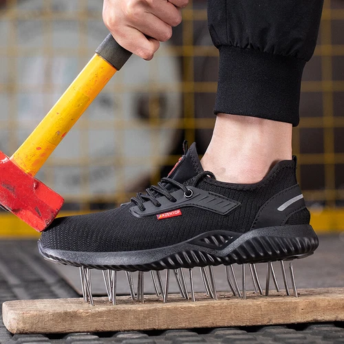 Herren Damen Sicherheitsschuhe Leicht Arbeitsschuhe Stahlkappe Schutzschuhe36-46 - Bild 10 von 23