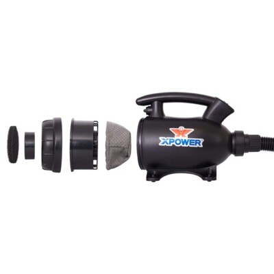 XPOWER A-6 Durable 2-in-1 Blowing and Vacuum Drying Blower Multi-Use Air Duster