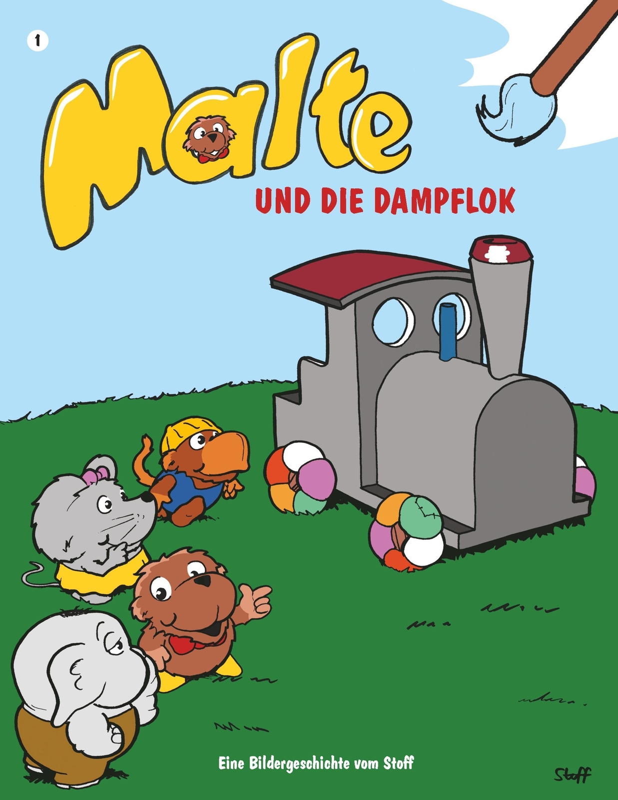 Thumbnail - Stefan Bischoff | Malte Und Die Dampflok | Taschenbuch | Deutsch