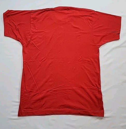 Screen Stars Paper Thin T-Shirt Pizza Hut Run CA 1987 Size Large NOS 80s - Picture 10 of 17
