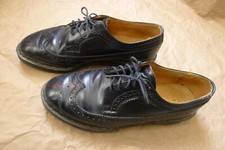 Vintage Dr Martens Made in England Gibson Brogue Black UK 10 - USA 11 Classic