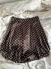 Vintage Brown Polka Dot Skirt Can Fit A Size 2-4