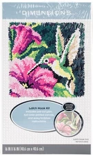 Dimensions Latch Hook Kit 16"X16"-Hummingbird