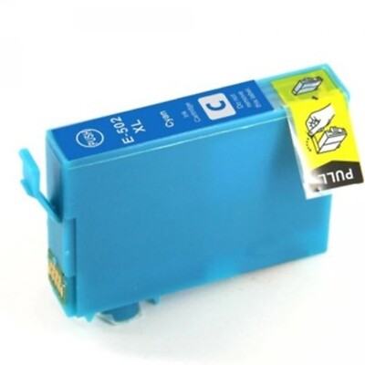 1 x CYAN 502XL TINTENPATRONE ALS ERSATZ EPSON XP-5150 XP-5155 WF-2880 NICHT OEM