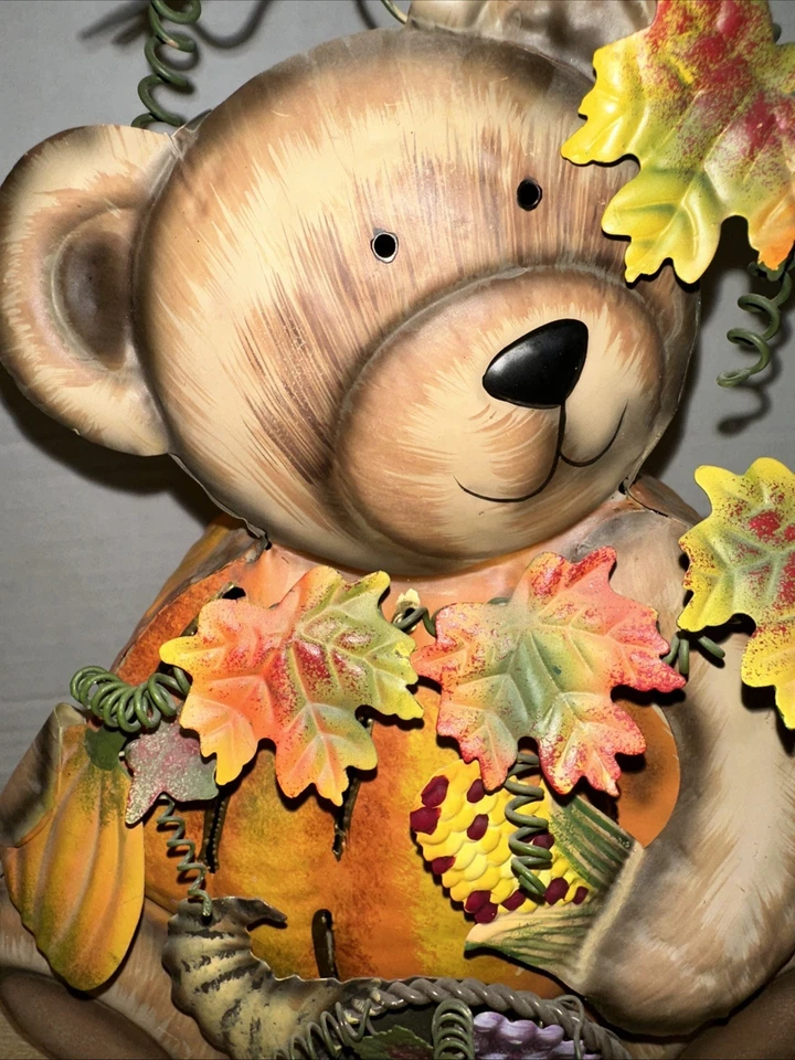 Linterna colgante de metal para interiores del hogar oso luminaria soporte de luz de té 11" Foto 2 de 4