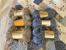 Lot of 6 Bernard Icespun Icelandic Wool and Orlon Acrylic Blend Skeins