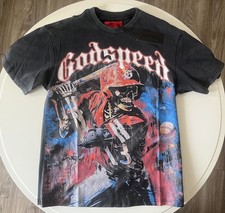 Godspeed Mens T-Shirt Black Size M Grand Slam Graphic Tee Baseball
