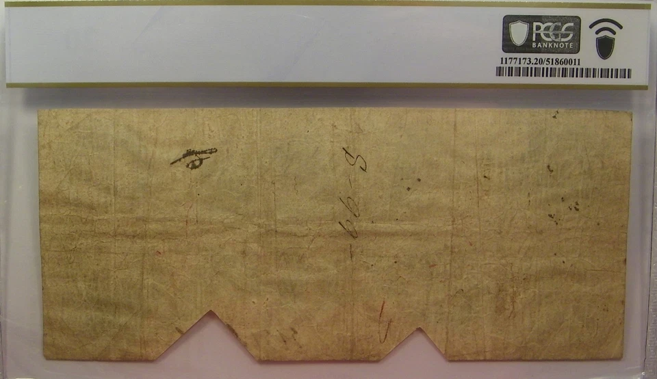 US CSA T-23 1861 $10 Confederate Currency  PCGS VF20 - Image 2 of 2