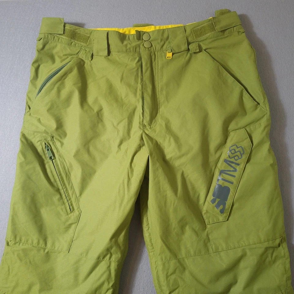 Специальная смесь удар сноуборда брюки мужской большой C2 зеленый с подкладкой грузовой лыж теплый - Изображение 2 из 4