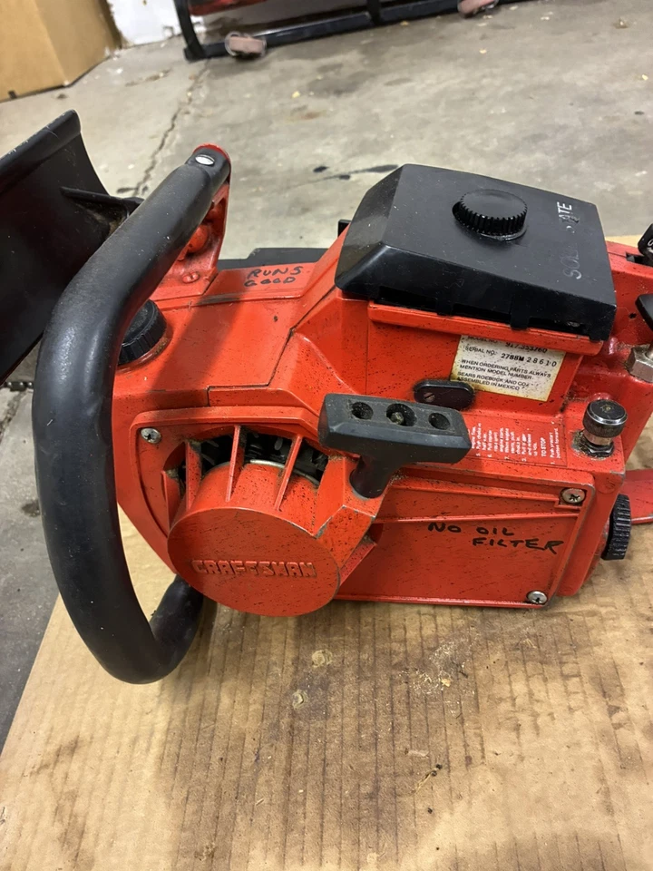 Vintage Craftsman  Roper 3.7 Chainsaw - Image 3 of 4