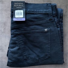 Banana Republic Men  s 5 Pocket Chino Pants Black Size 30X34