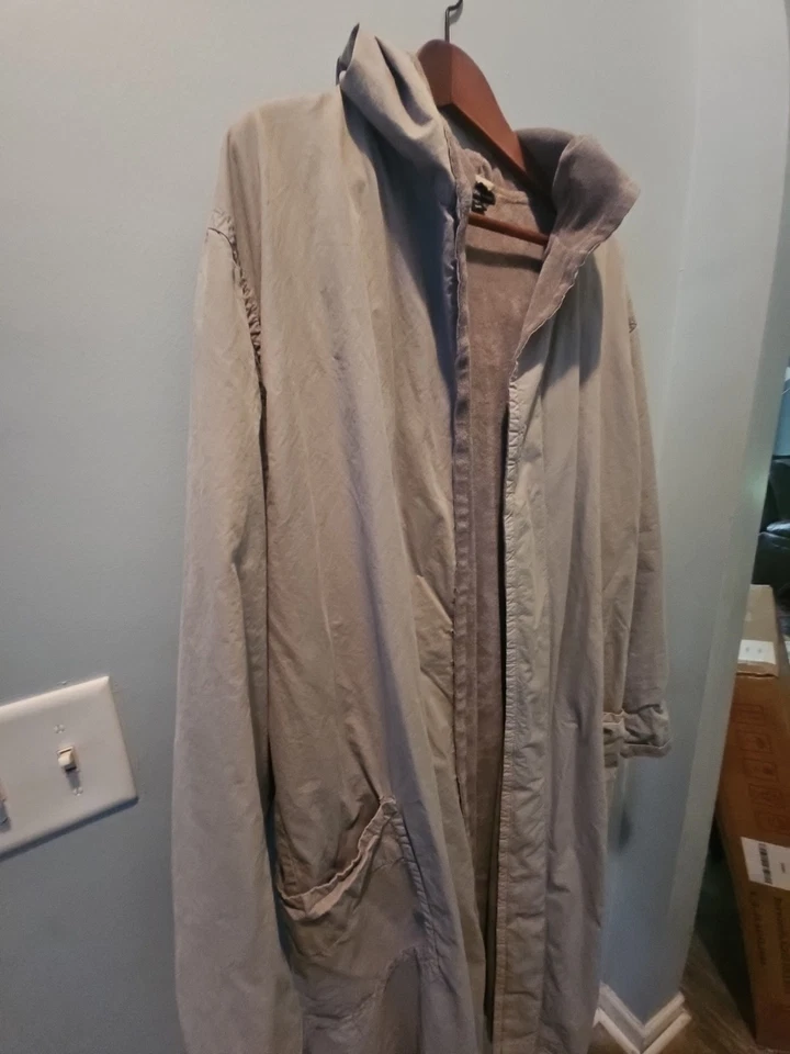 JAMES  PERSE Men’s Classic Winter Trench Coat Hooded jacket/coat One Size - Image 2 of 4