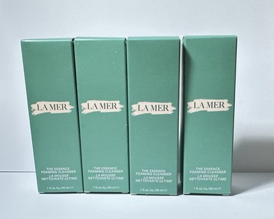 4x La Mer The essence Foaming Cleanser 1 oz / 30ml EACH New in box Fresh