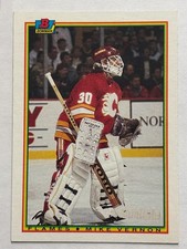 1990-91 Bowman #94 Mike Vernon Calgary Flames