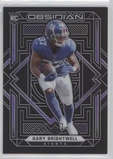 2021 Panini Obsidian Rookies Electric Etch Purple /100 Gary Brightwell #145 10p6