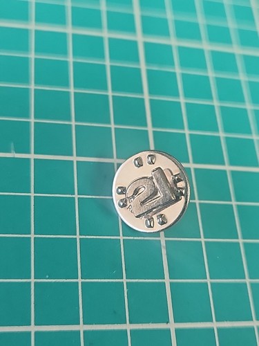 Vtg 21 21st Century 21 Homes Silver Tone Lapel Pin