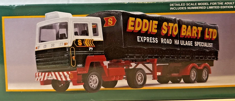 CORGI CLASSICS #23101 FORD TRANSCONTINENTAL TILT TRAILER EDDIE STOBART - Image 2 of 4