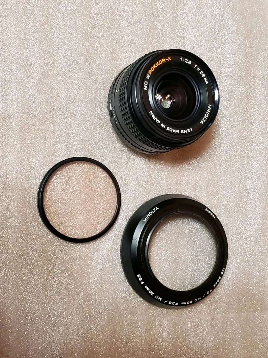 Preços baixos em Lentes de câmera Minolta f/2.8 28mm Focal | eBay