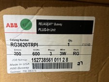 ⁠ABB ReliaGear Busway Plug-In Unit RG3620TRPI 200A 600V 3Phase 3W 