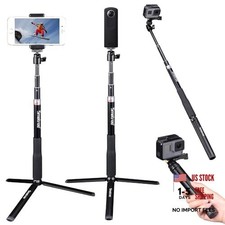Telescoping Selfie Stick with Tripod Compatible for Insta360 X5, for GoPro