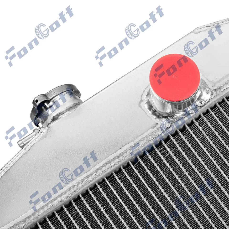 Aluminum 3-Row Radiator For 1961-1971 70 International Harvester Scout 2.5L 3.2L Foto 4 de 4