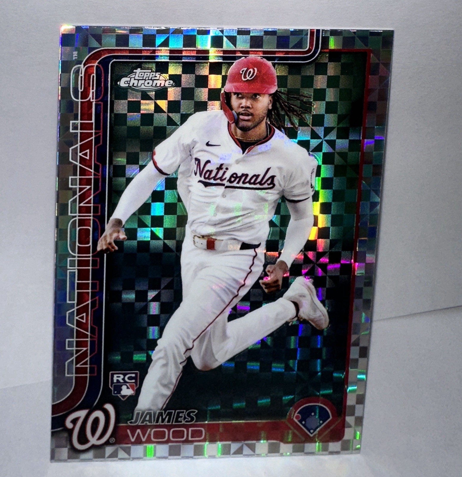 2025 Topps Chrome - James Wood #132 X-Fractor (RC)