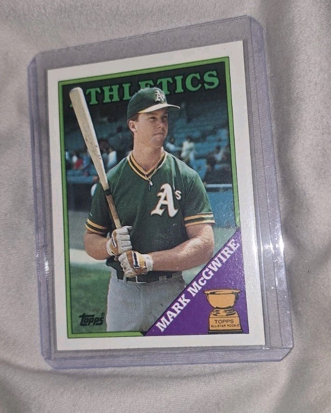 1988 Topps All-Star Rookie #580 Mark McGwire-COLLECTORS Ed