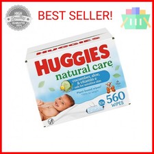Huggies Natural Care Cucumber, Aloe and Vitamin E Baby Wipes, Hypoallergenic, Sc