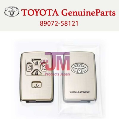 Toyota Vellfire 20 Serie Golden Eyes 2 Smart Key Cover Gold 89072-58121 Original