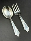 MINUET BY INTERNATIONAL STERLING SILVER 2- PC BABY SET NO MONOGRAM
