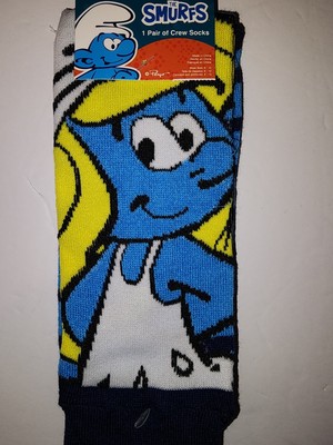 New Smurfs Smurfette Socks 