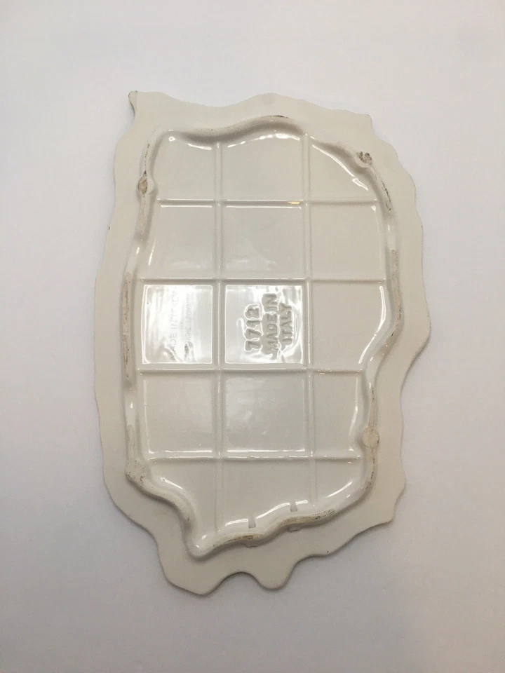 Remache de cerámica Ceramiche Leonardo maíz en la mazorca (7712) 11" L, 7,5" W Italia Foto 3 de 4