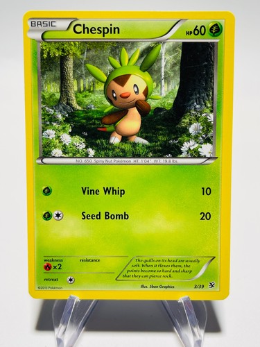 CHESPIN 2013 Pokemon Kalos Starter Set   POKÉMON 3/39