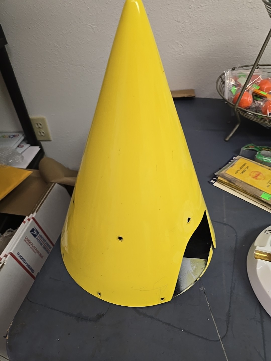 Vintage Airplane Spinner Nose Cone Piper Cessna ?